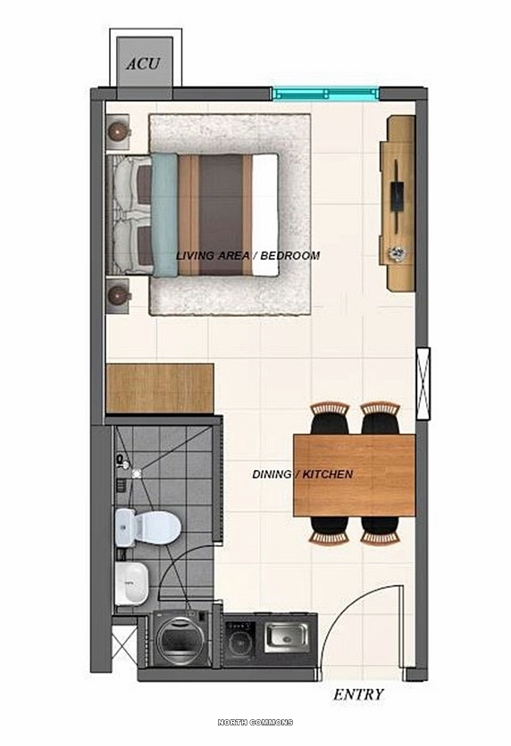 North Commons Condo Unit Floor Plan North Commons
