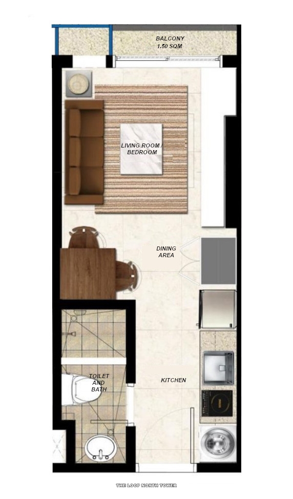 The Loop North Tower Condo Unit Floor Plan The Loop North Tower