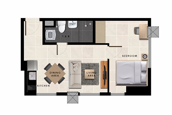 The Spectrum Condo Unit Floor Plan The Spectrum
